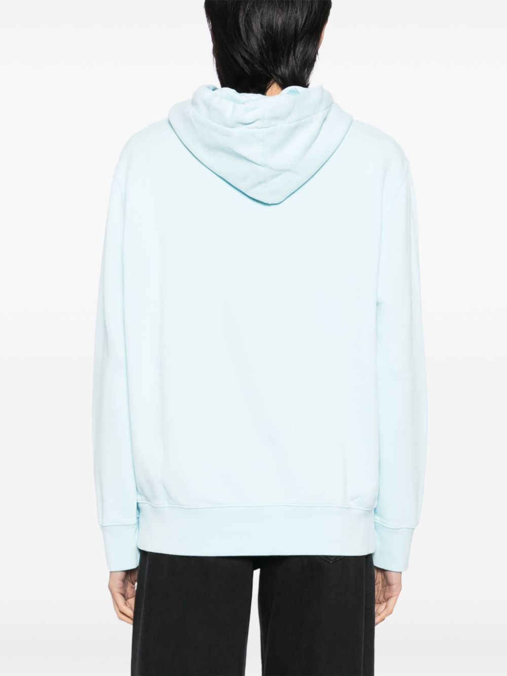 Lanvin Hoodie met logoprint Blauw