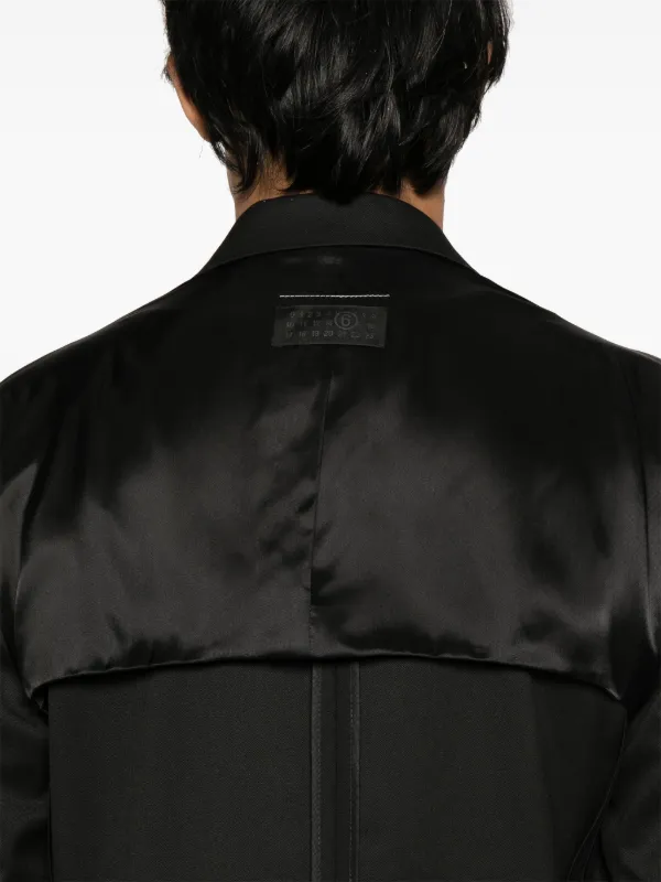 MM6 Maison Margiela inside-out Blazer | Black | FARFETCH