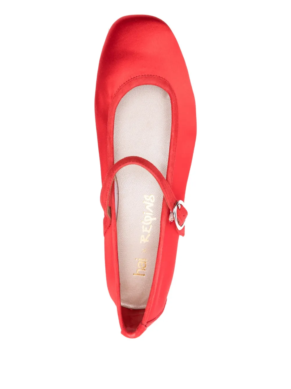 Hai buckle-strap pumps Red