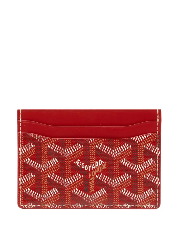 Goyard Pre-Owned Customised St Sulpice Cardholder | Red | FARFETCH
