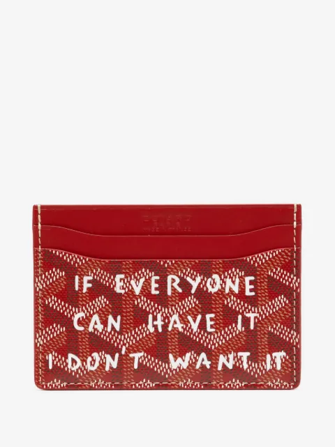 Goyard Pre-Owned Customised St Sulpice cardholder