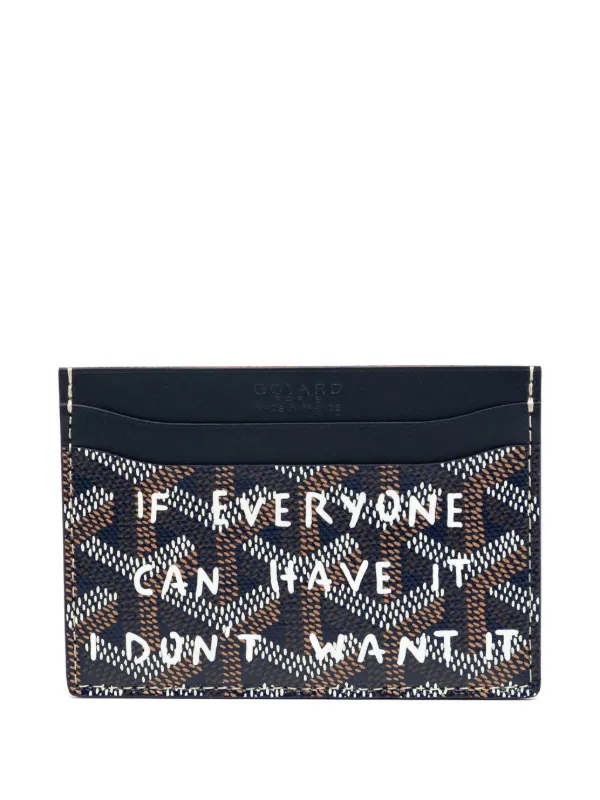 Goyard Pre-Owned Customised St Sulpice Cardholder | Blue | FARFETCH