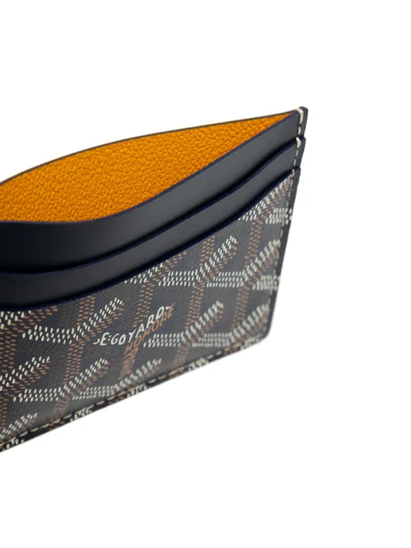 Goyard Pre-Owned Customised St Sulpice Cardholder | Blue | FARFETCH SG