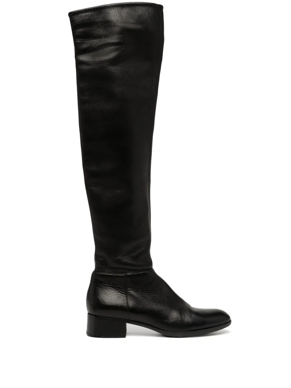 over the knee Leather boots