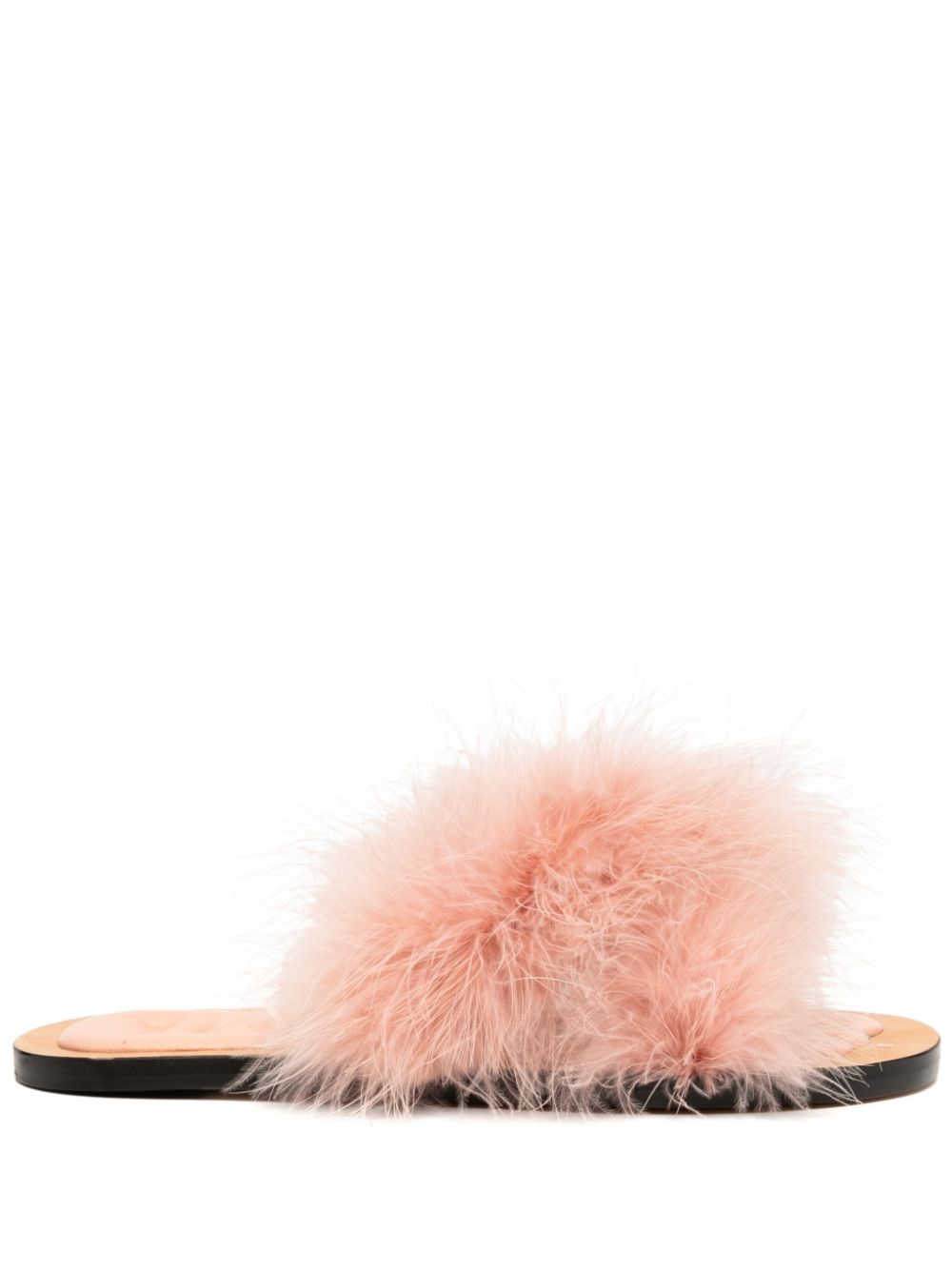 fluffy sandals