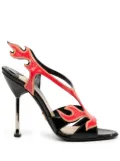 Prada Pre-Owned Flame Patent Leather heel - Red