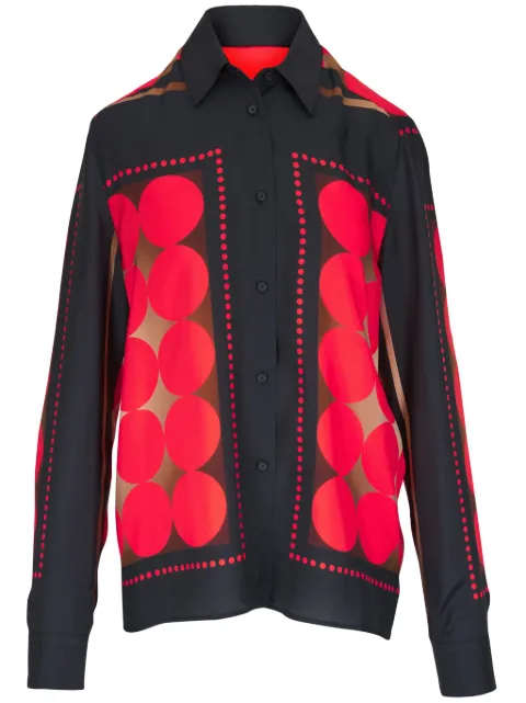 KHAITE graphic-print shirt