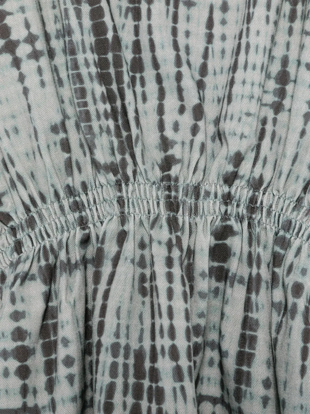 Andorine Top met tie-dye print Groen