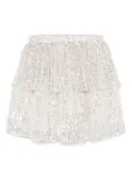 Andorine sequined skirt - Neutrals