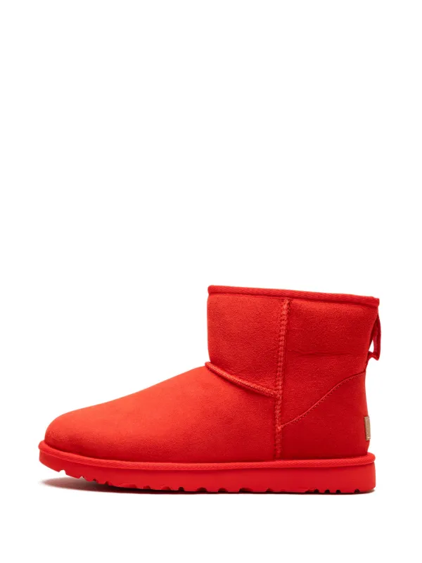UGG Classic Mini II Cherry Pie boots women Suede 5 Red