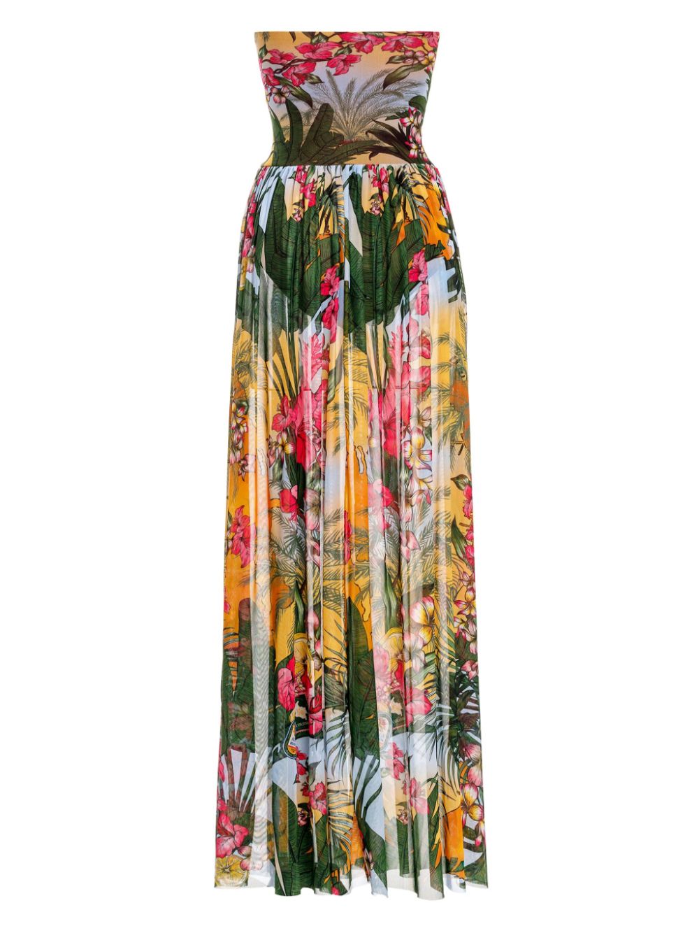 Agua Bendita Malay maxi-jurk - Groen