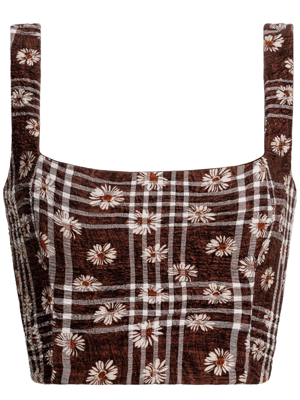 Agua Bendita Top Kosia - Marrone