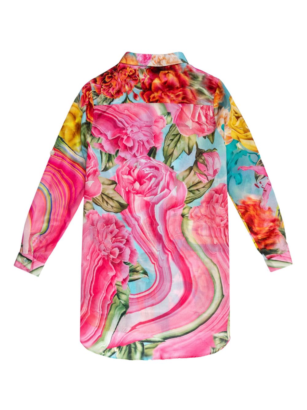 Agua Bendita Blouse met kristallen - Roze