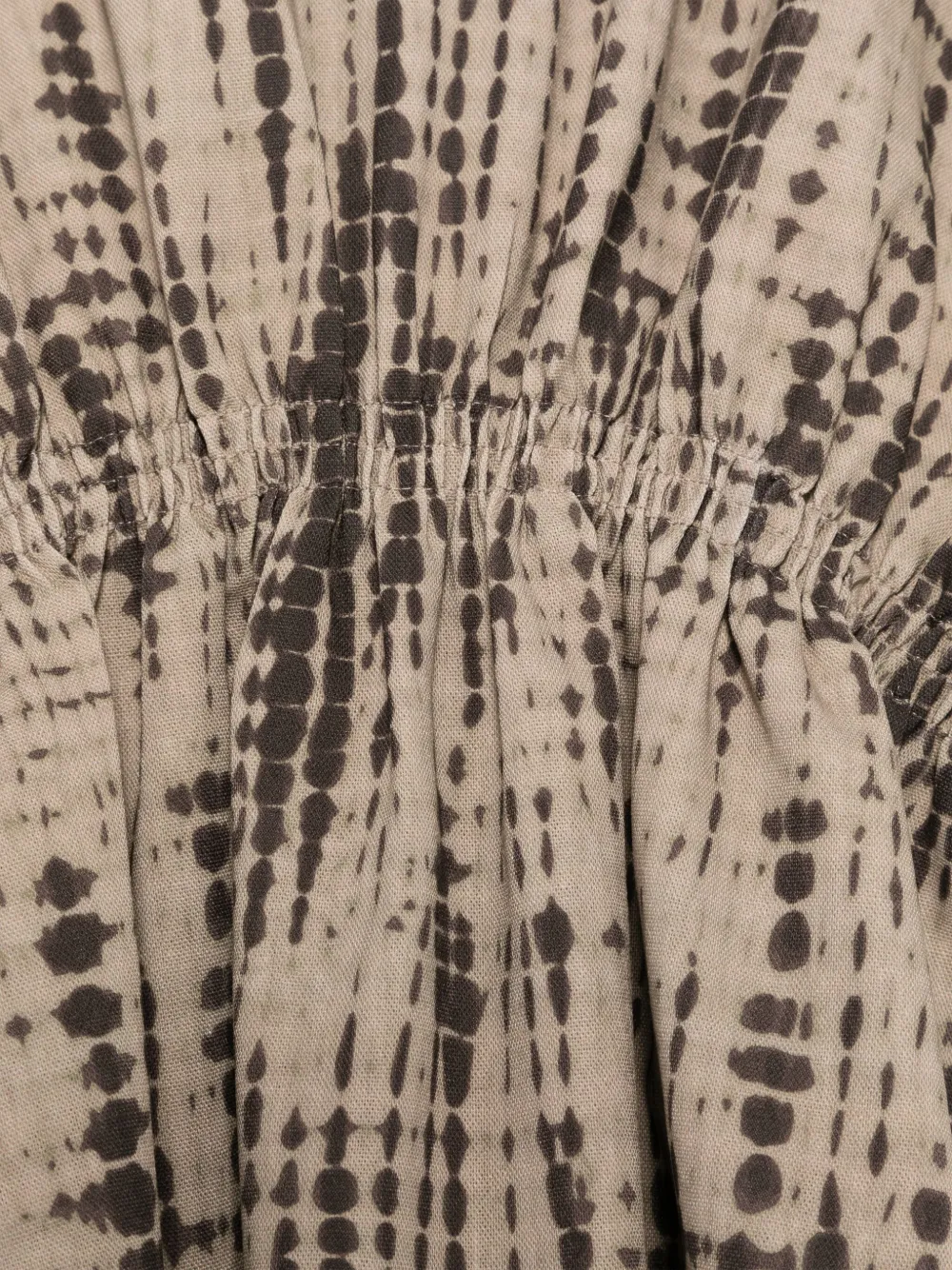 Andorine Top met tie-dye print Beige