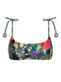 Agua Bendita Genoveva bikini top - Green
