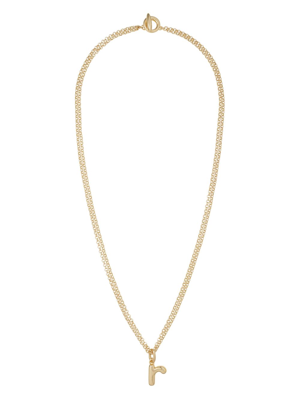 Roxanne Assoulin The Puffy Initial necklace - Gold