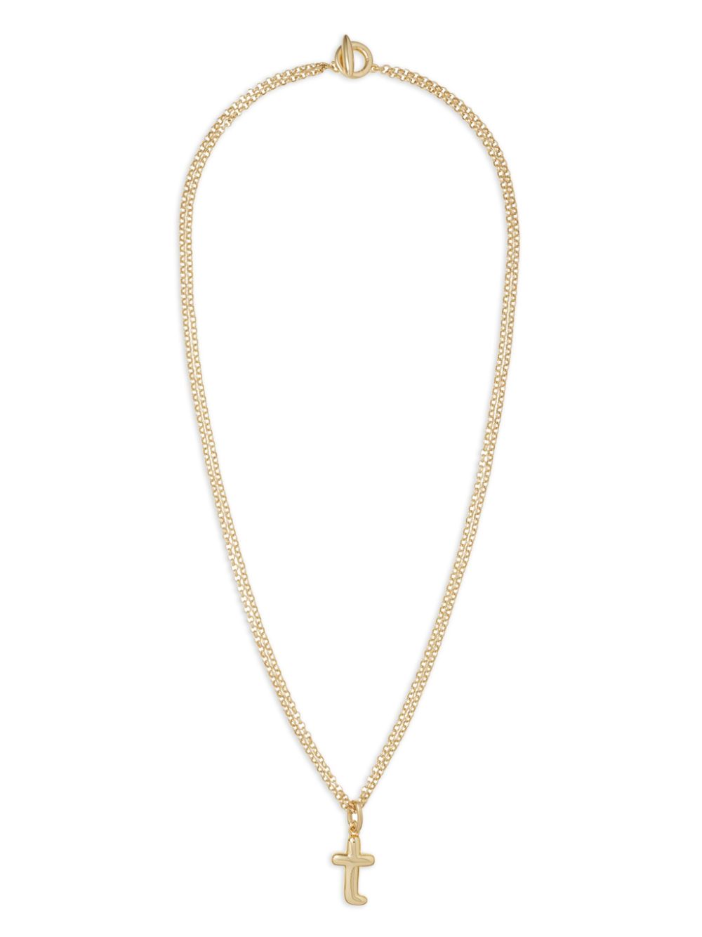 Roxanne Assoulin The Puffy Initial necklace - Gold