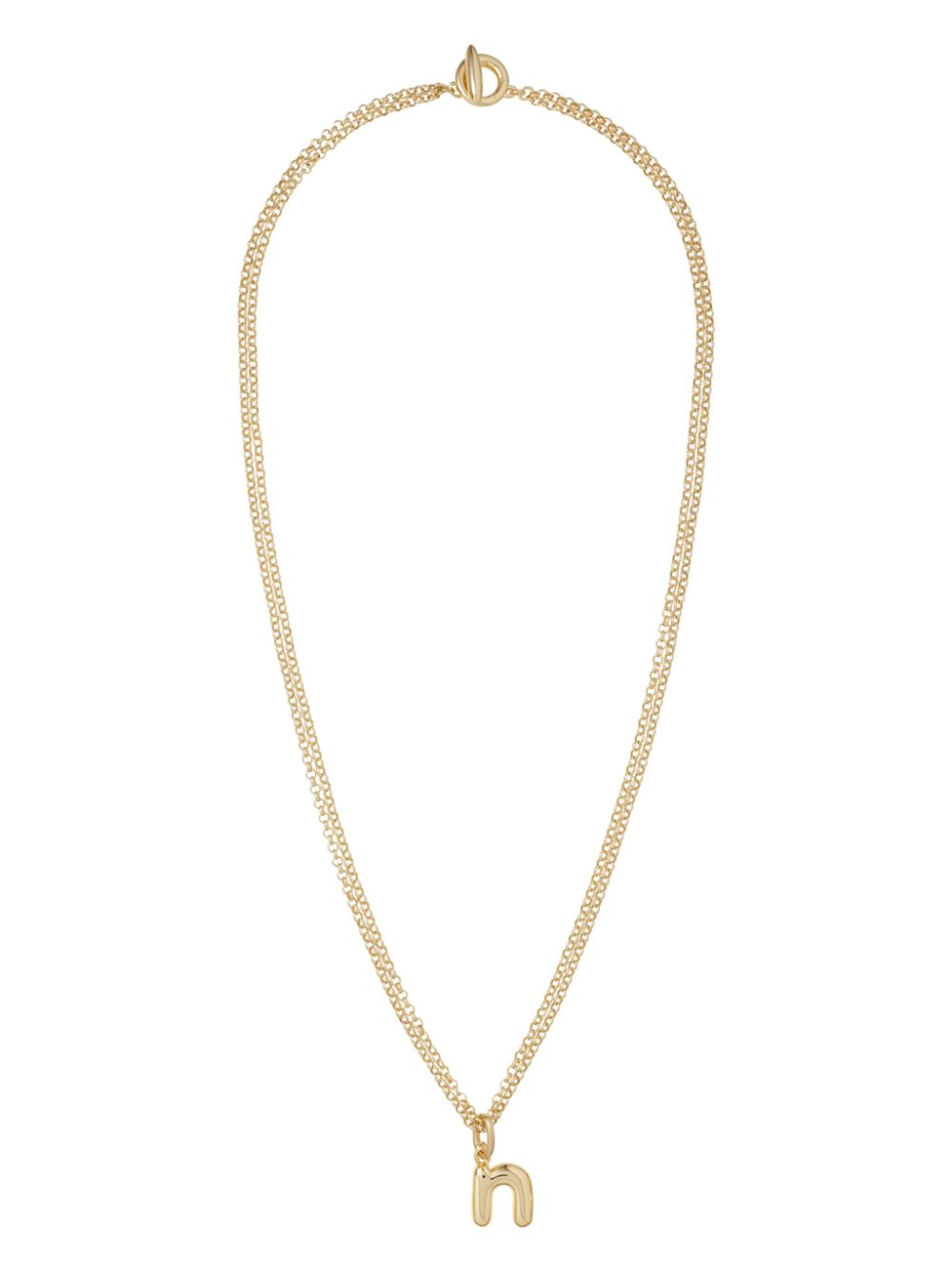 Roxanne Assoulin The Puffy Initial necklace - Gold