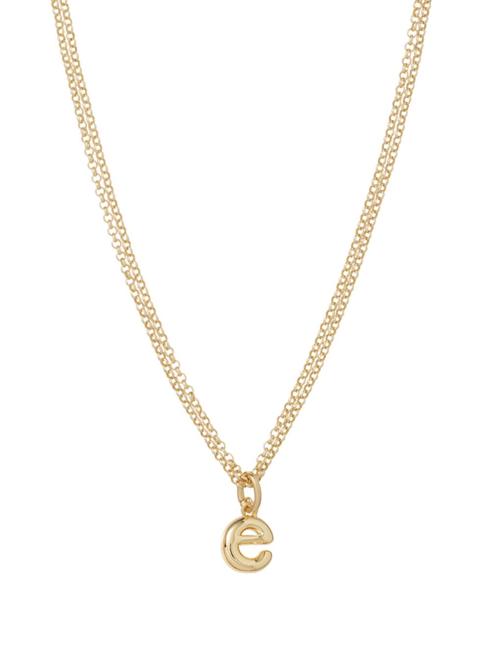 Roxanne Assoulin The Puffy Initial necklace - Gold