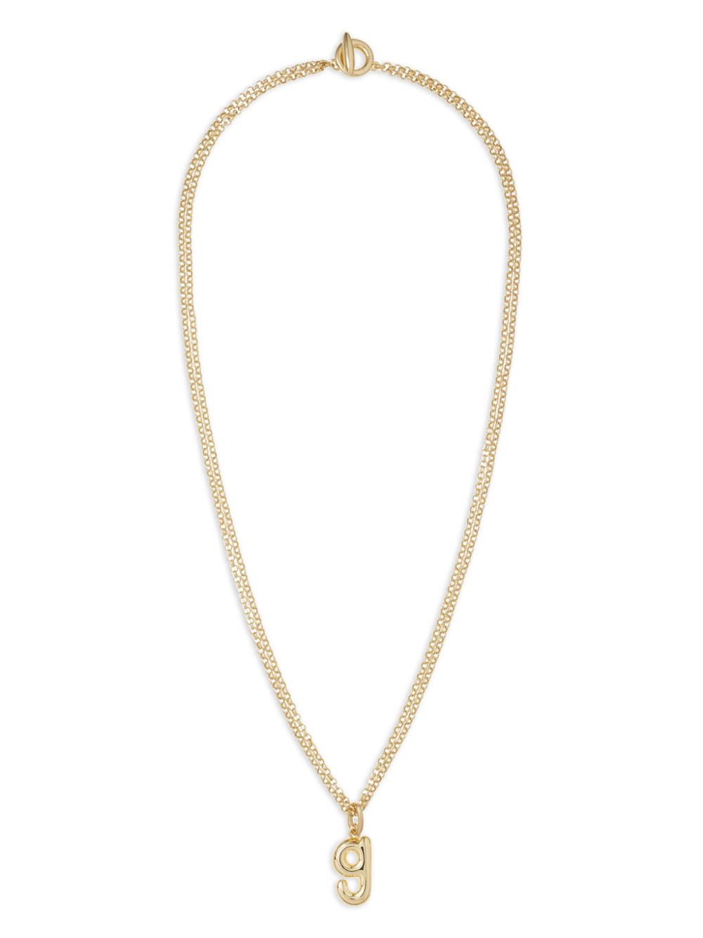 Roxanne Assoulin The Puffy Initial necklace - Gold