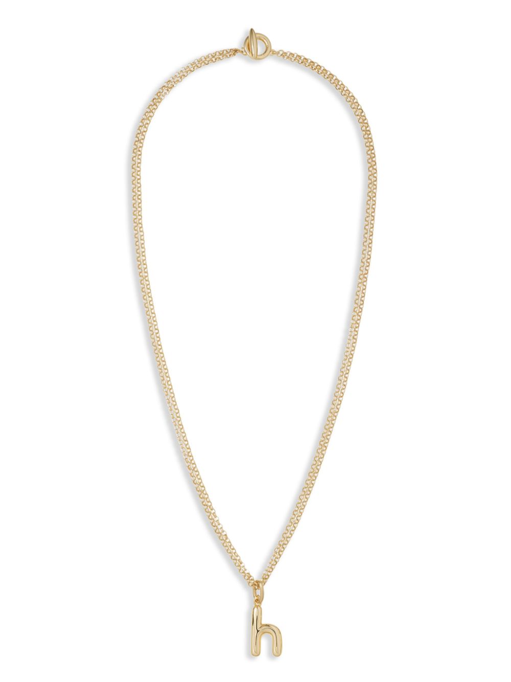 Roxanne Assoulin The Puffy Initial necklace - Gold