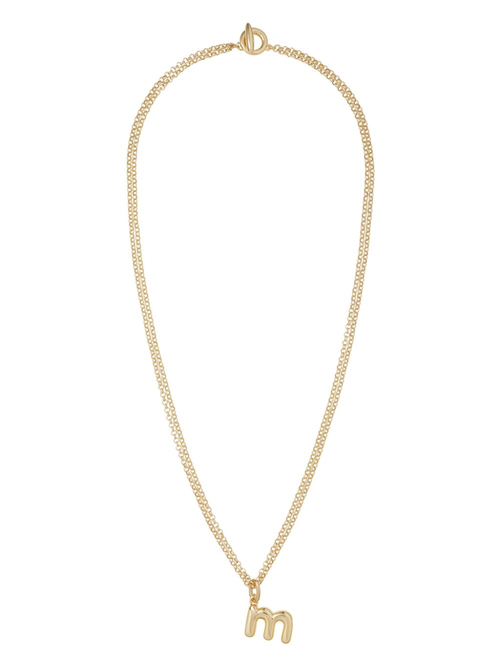 Roxanne Assoulin The Puffy Initial necklace - Gold