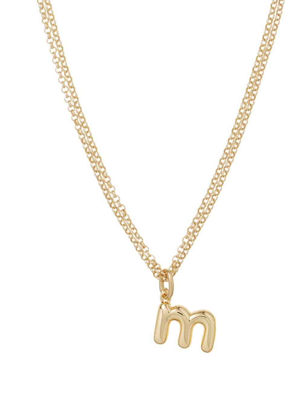 Roxanne Assoulin The Puffy Initial necklace - Gold