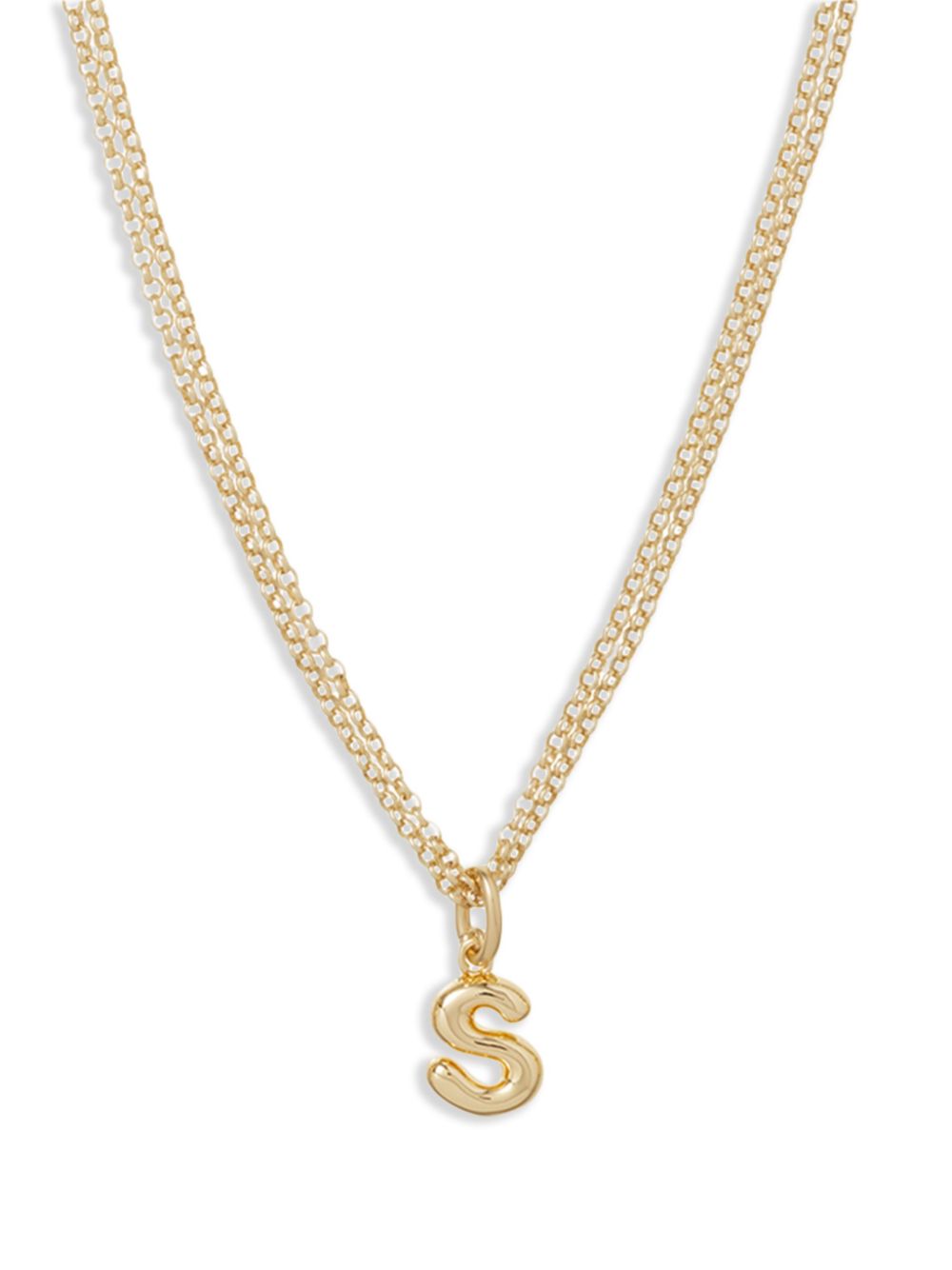 Roxanne Assoulin The Puffy Initial necklace - Gold