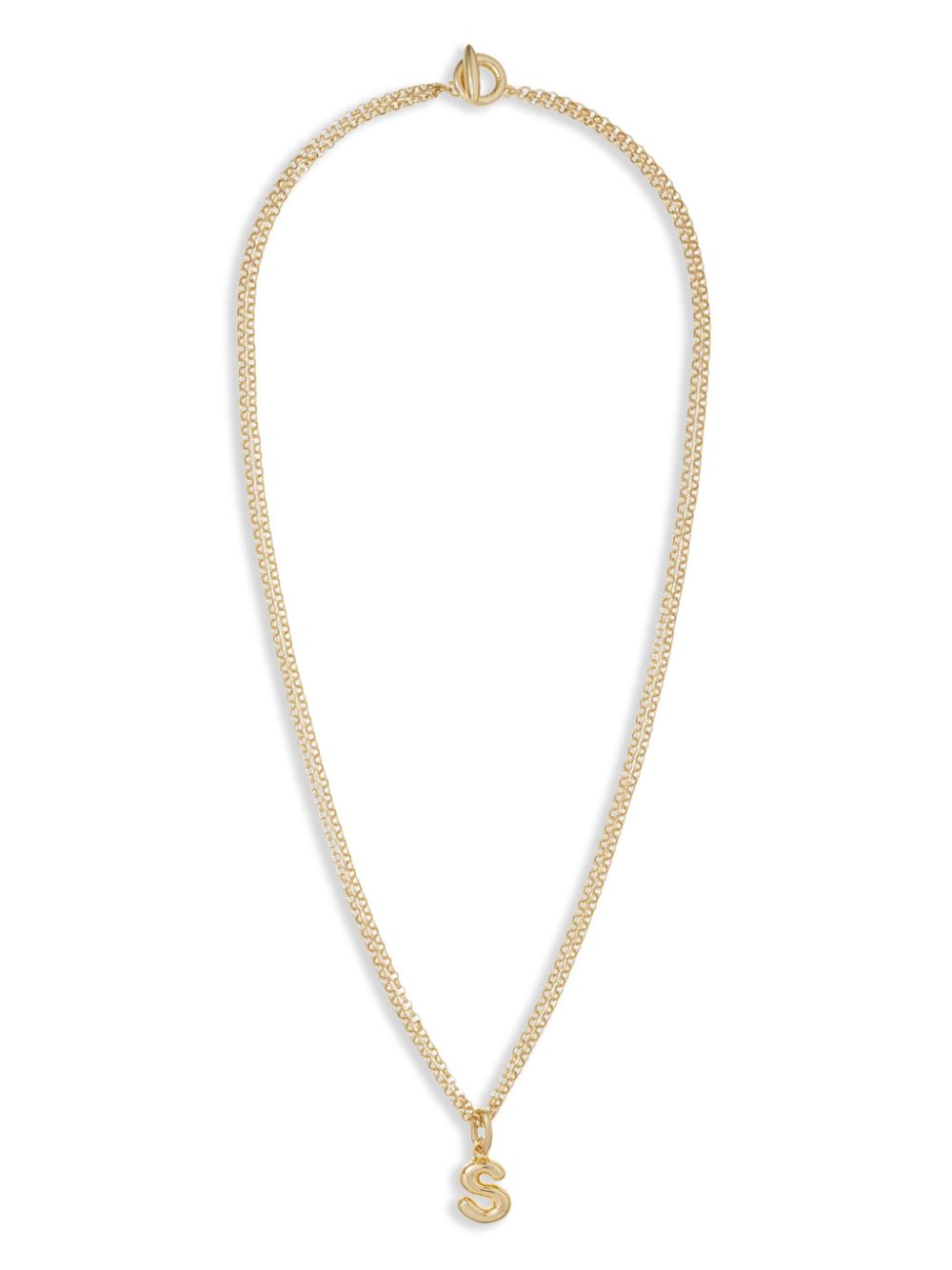 Roxanne Assoulin The Puffy Initial necklace - Gold