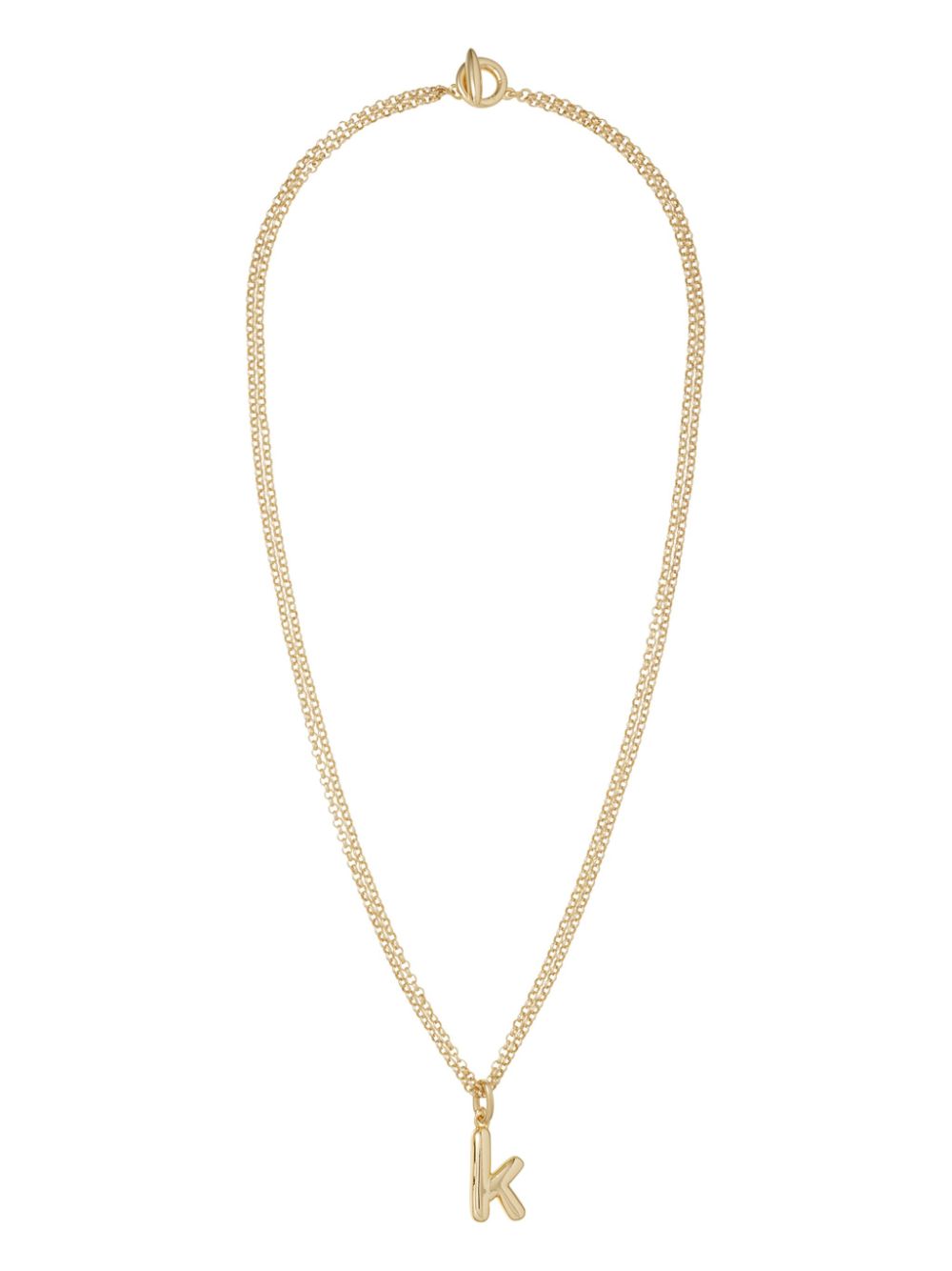 The Puffy Initial necklace