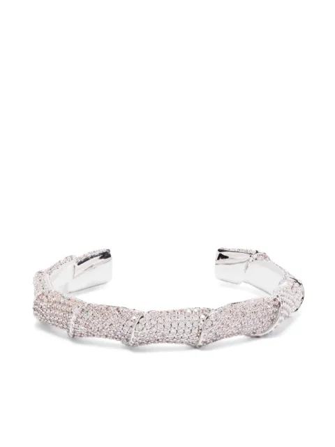Eddie Borgo Pavé Scroll cuff