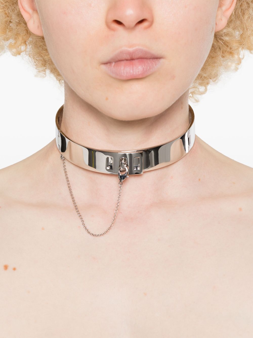 Eddie Borgo Safety Chain choker - Zilver