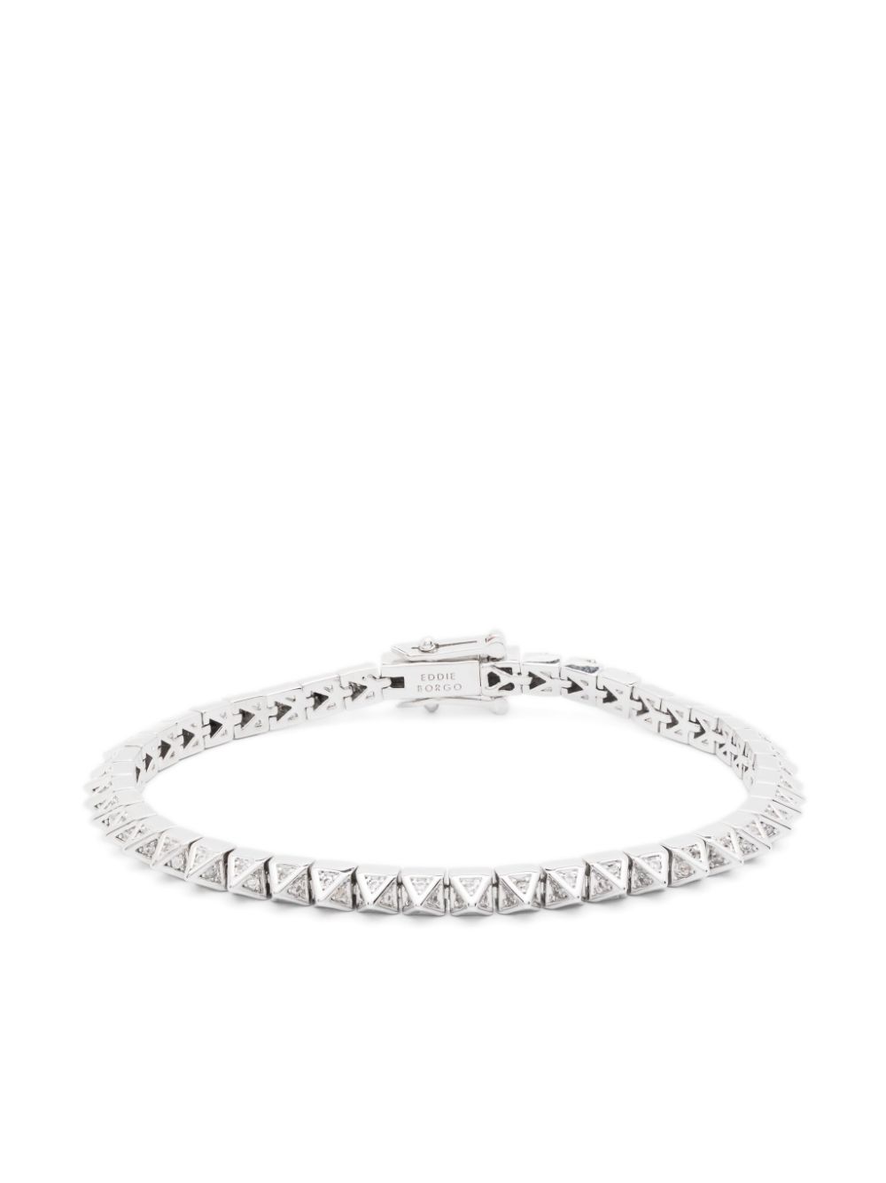 Pavé Pyramid Tennis bracelet