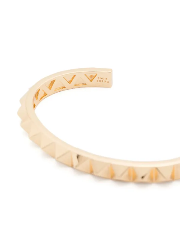 Eddie Borgo Large Pyramid Cuff | Gold | FARFETCH