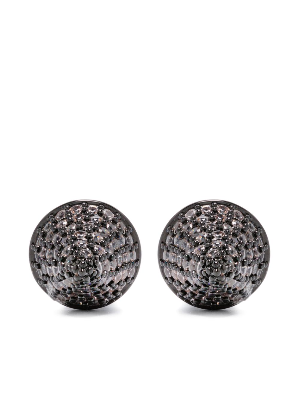 pavé cone stud earrings