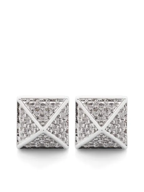 Eddie Borgo Pavé Pyramid earrings