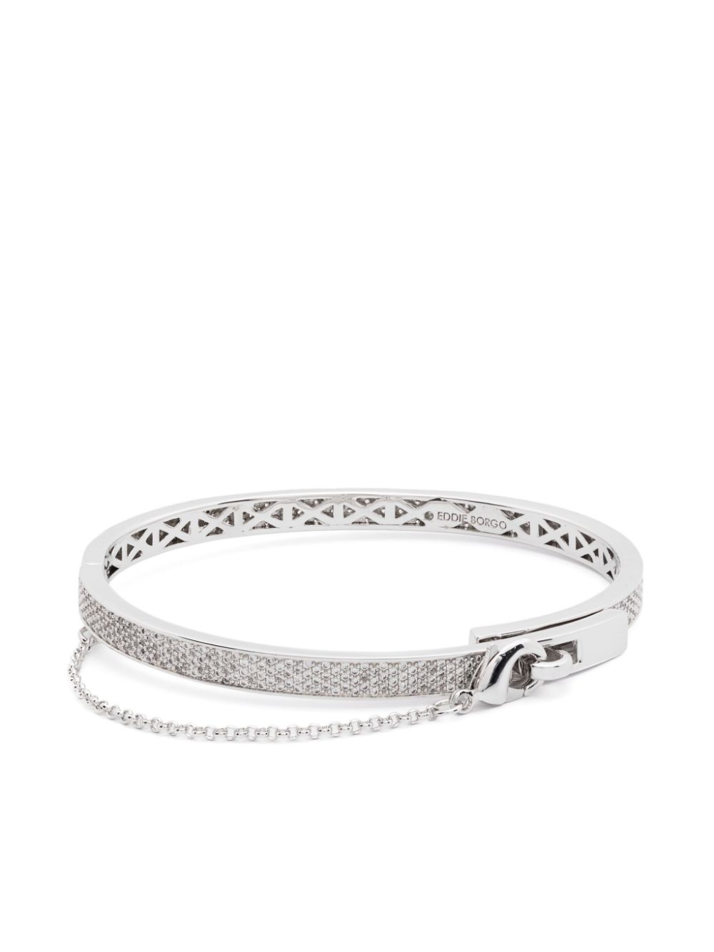 Pavé Thin Safety Chain bracelet