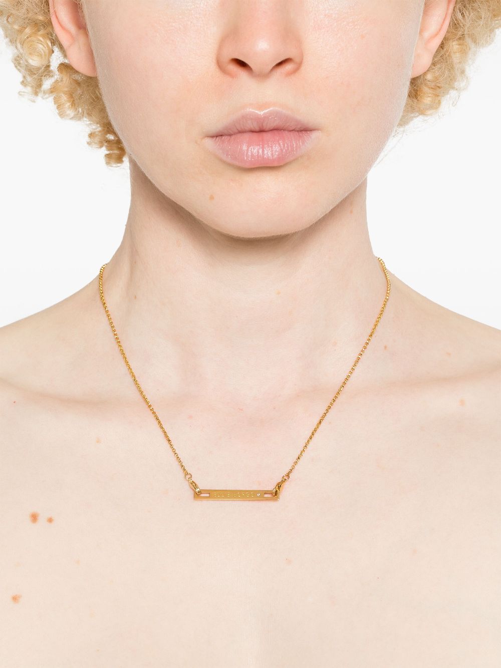 Eddie Borgo safety chain necklace - Goud