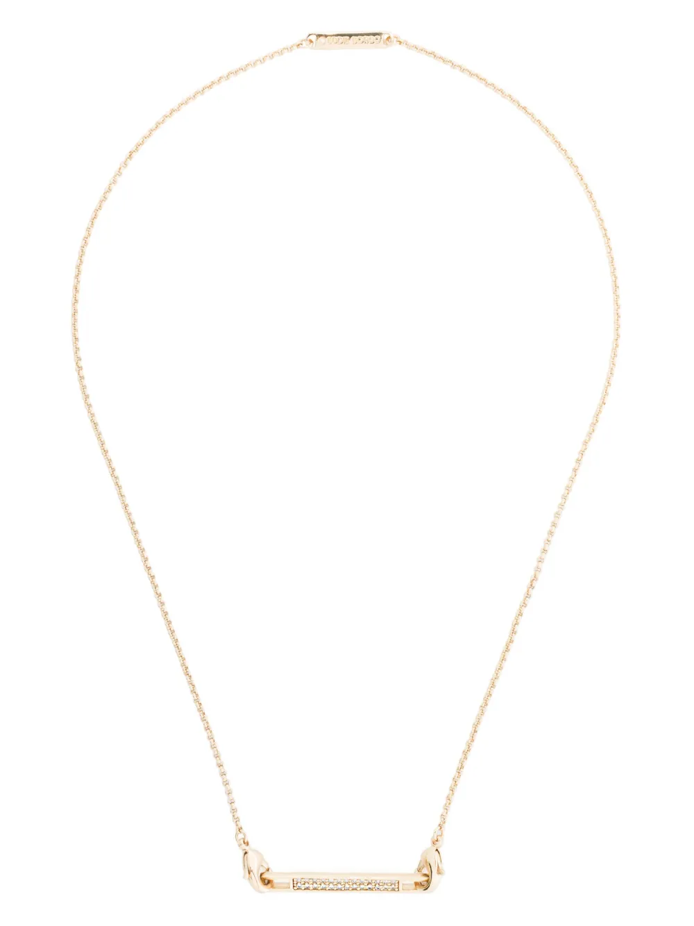 Pavé Safety Chain necklace