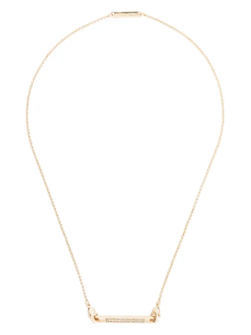 Collier Pavé Safety Chain - Eddie Borgo - Modalova