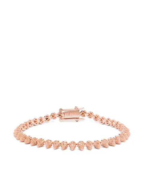 Eddie Borgo pulsera tennis con motivo de cono en pavé