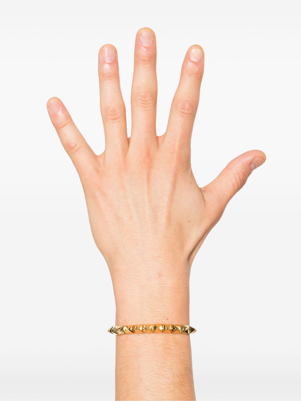 Eddie Borgo 12K yellow gold small Pyramid bracelet - Goud