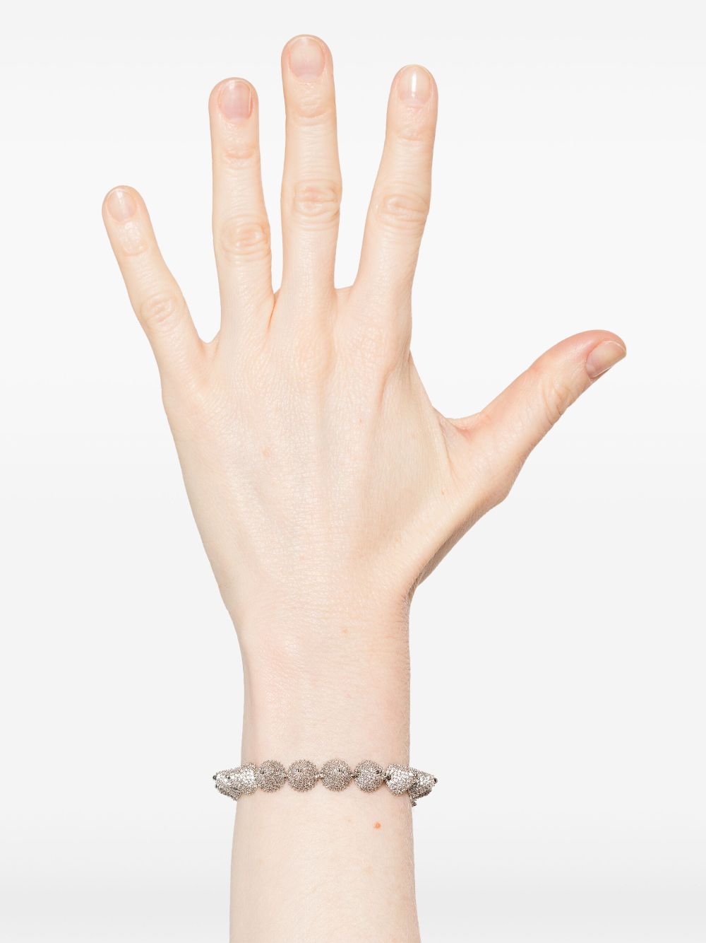 Eddie Borgo Pavé Cone bracelet - Zilver