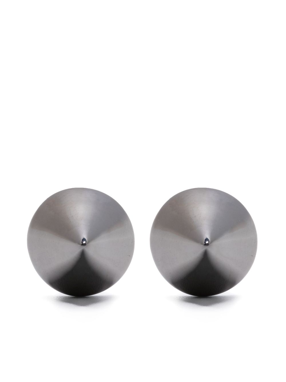 Eddie Borgo cone stud earrings - Grey