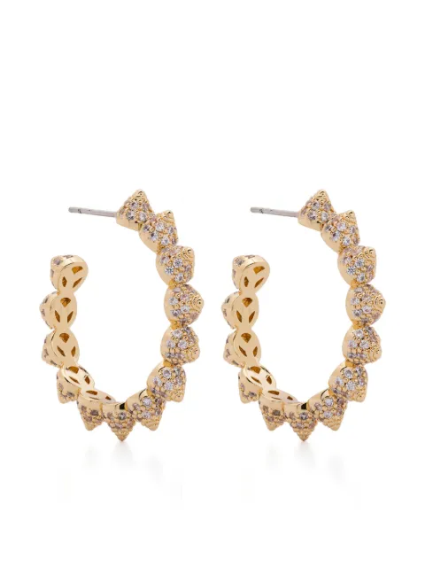 Eddie Borgo Pavé Cone hoop earrings