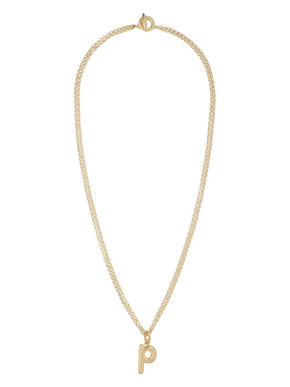 The Puffy Initial necklace