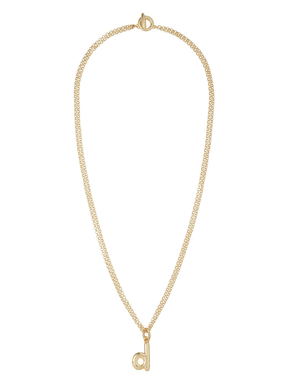 Roxanne Assoulin The Puffy Initial necklace - Gold