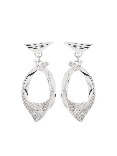 Eddie Borgo Pavé Kerchief earrings