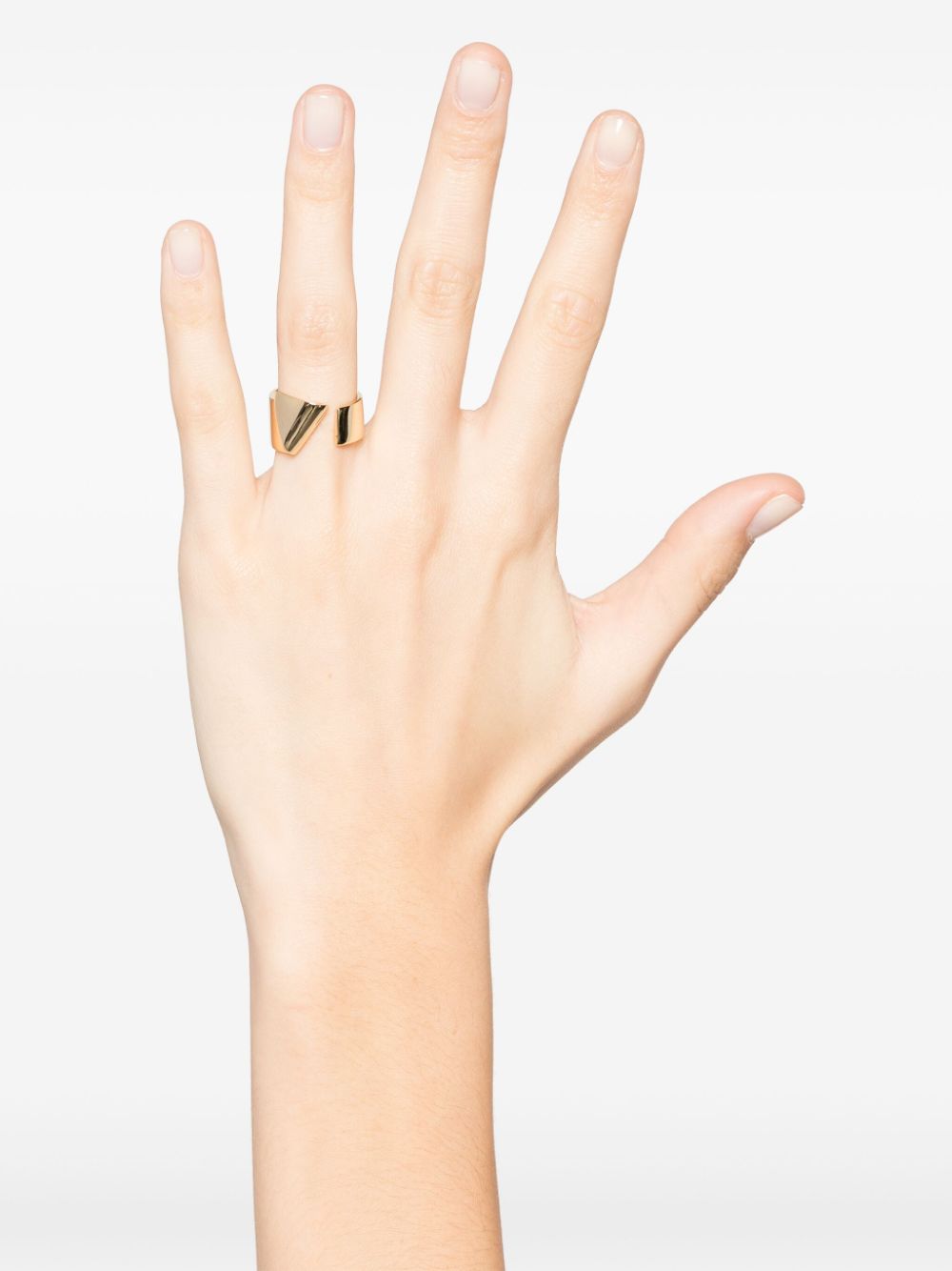 Eddie Borgo pavé folded ring - Goud