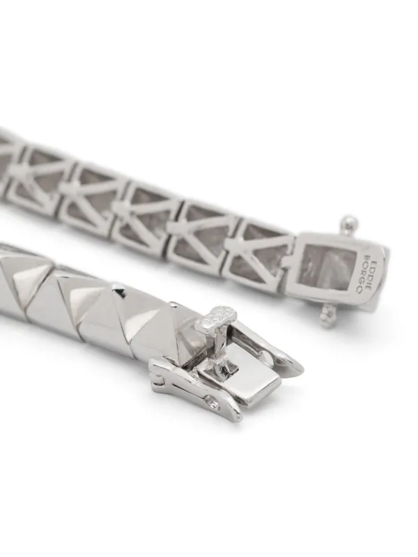 Eddie Borgo Pyramid ブレスレット | シルバートーン | FARFETCH JP